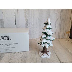 Dept 56 52183 Village porcelain pine large village accessory xmas